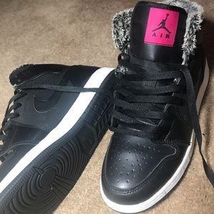 Air Jordan 1 high top shoes.